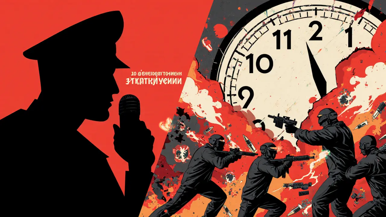 Капитан отдает команду &#039;Атакуем&#039; в решающем раунде, команда действует синхронно.