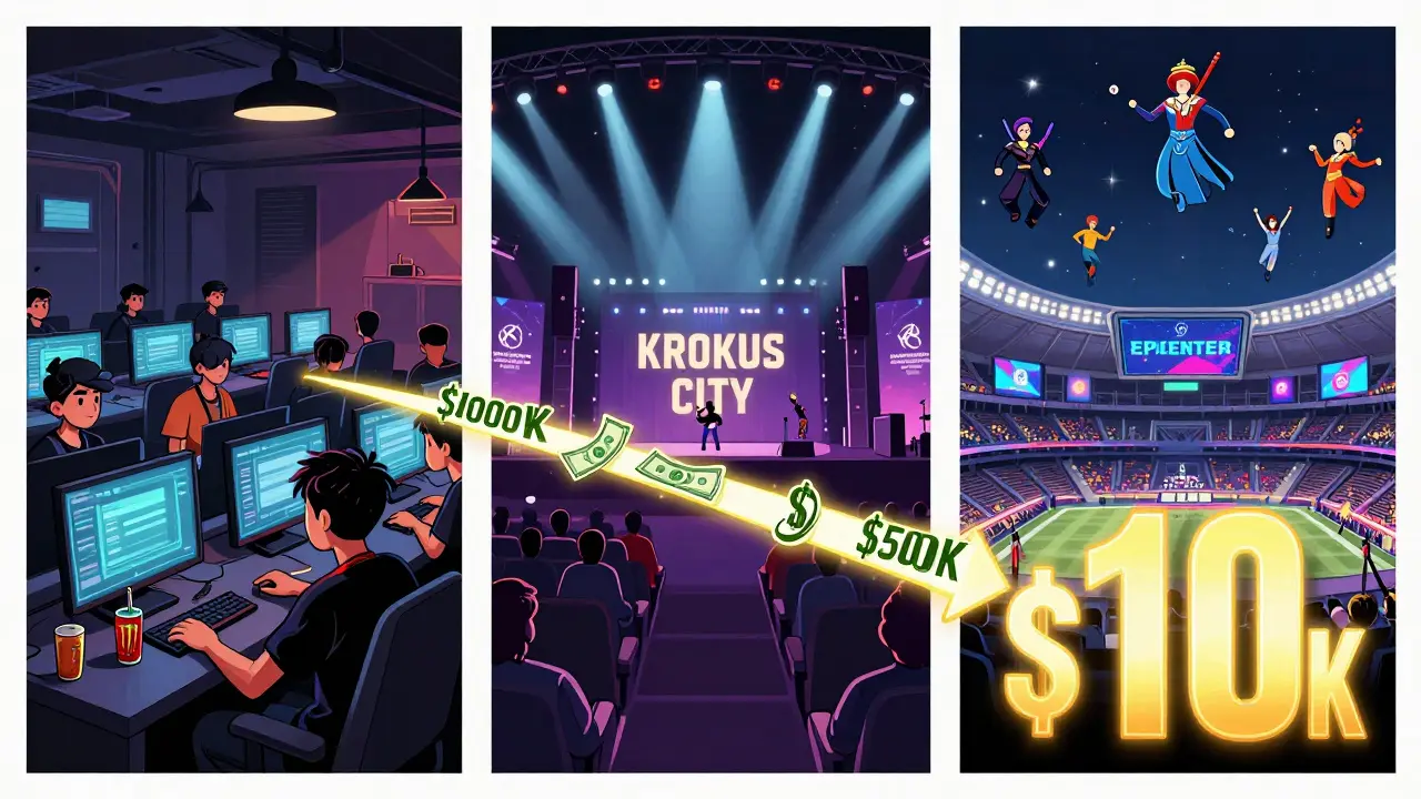 Эволюция EPICENTER: от подвального LAN-клуба до стадиона, рост призового фонда от 500 тыс. до 1 млн долларов.