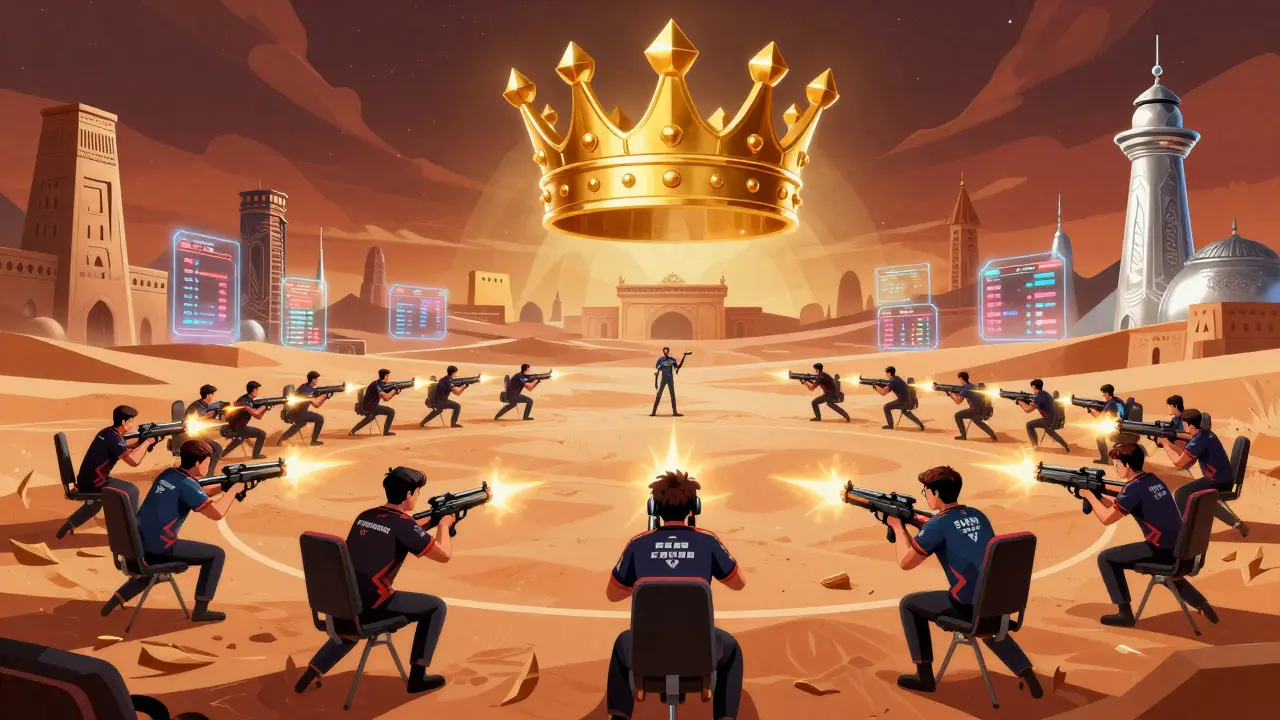 Финал Esports World Cup 2026 в Эр-Рияде: 32 команды под золотой короной, сражение между лидерами киберспорта.