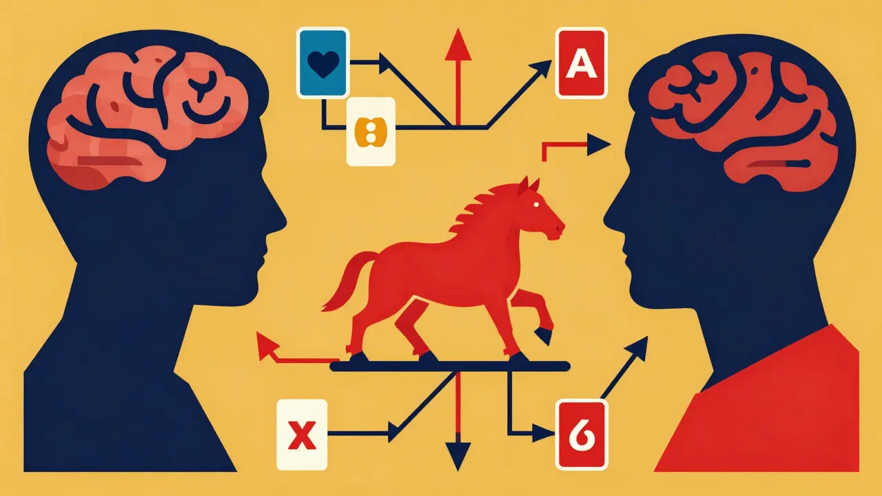 Абстрактная иллюстрация тактической борьбы и мета-стратегий в Clash Royale