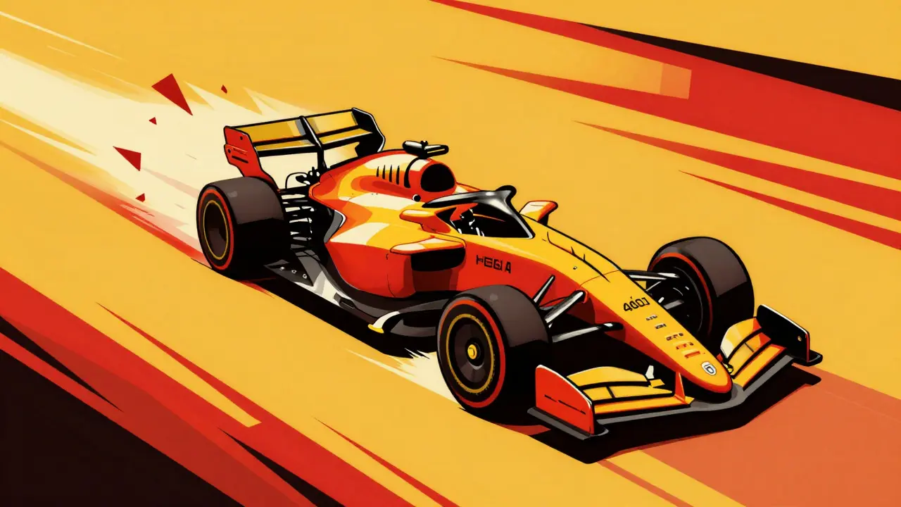 Абстрактное изображение видеокарты как скоростного гоночного двигателя