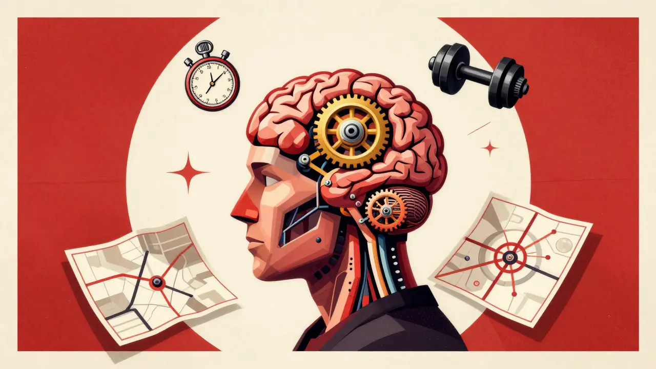 Концептуальное изображение дисциплины и подготовки киберспортсмена в графическом стиле